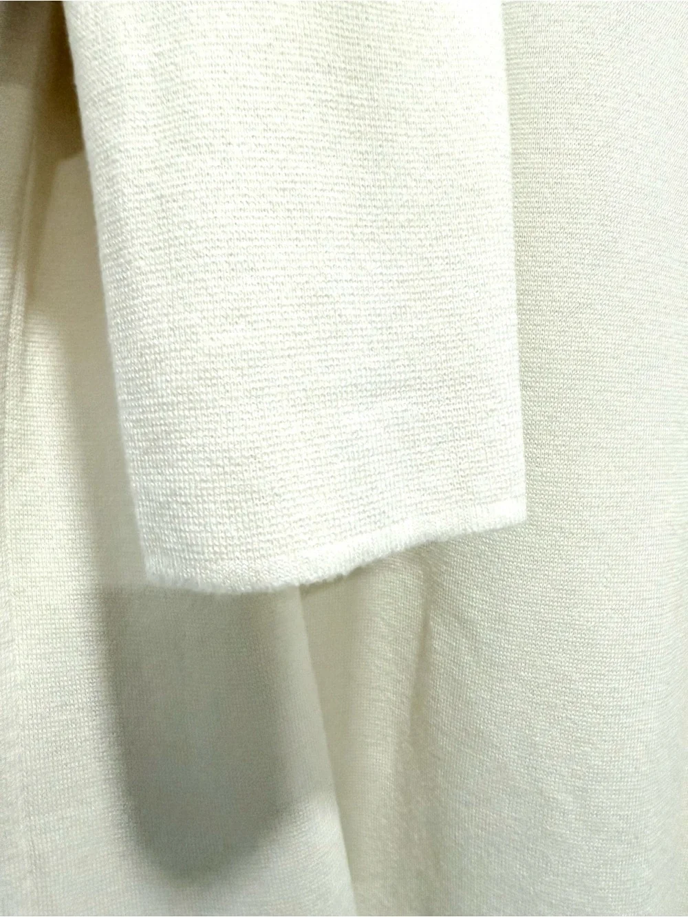 J. Crew 365 cotton merino wool polyester blend Cream Relaxed Open-Front Blazer S